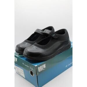 NEW In Box DREW Rose Black Mary Jane Comfort Shoes Women's Size 8.5WW